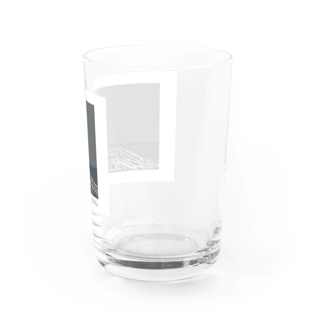 魚の目のお店の海のホタル Water Glass :back