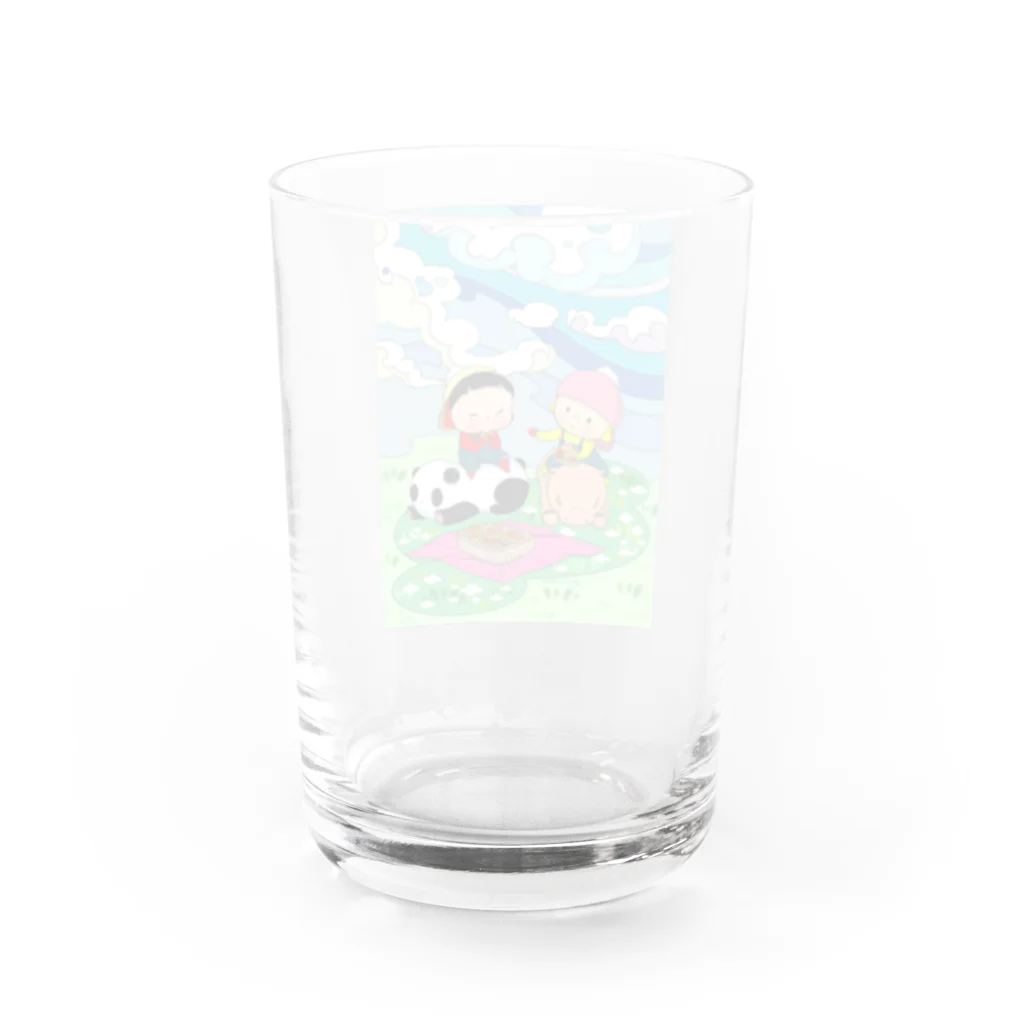 Yukiの黄色いヤツの春風 Water Glass :back
