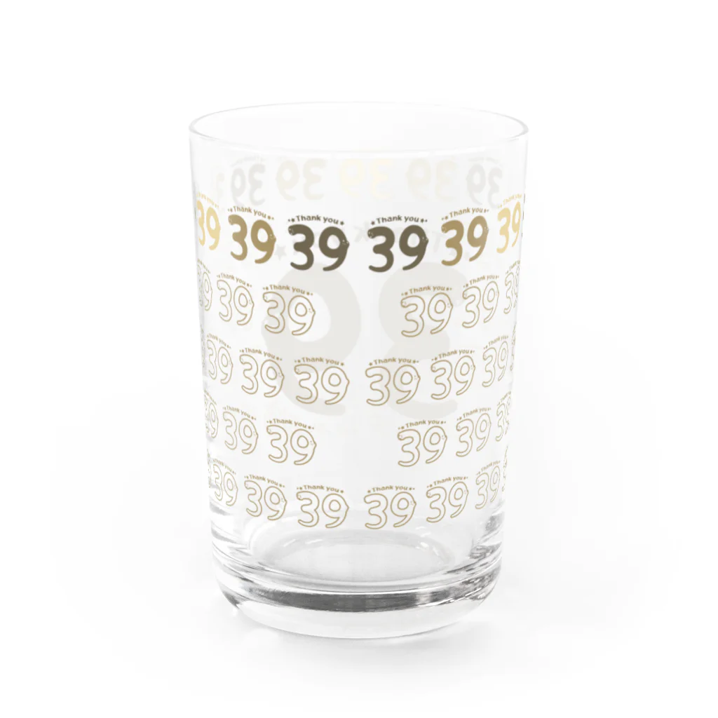 イラスト MONYAAT のCT118 サンキュー39*Thank you*Dbg Water Glass :back