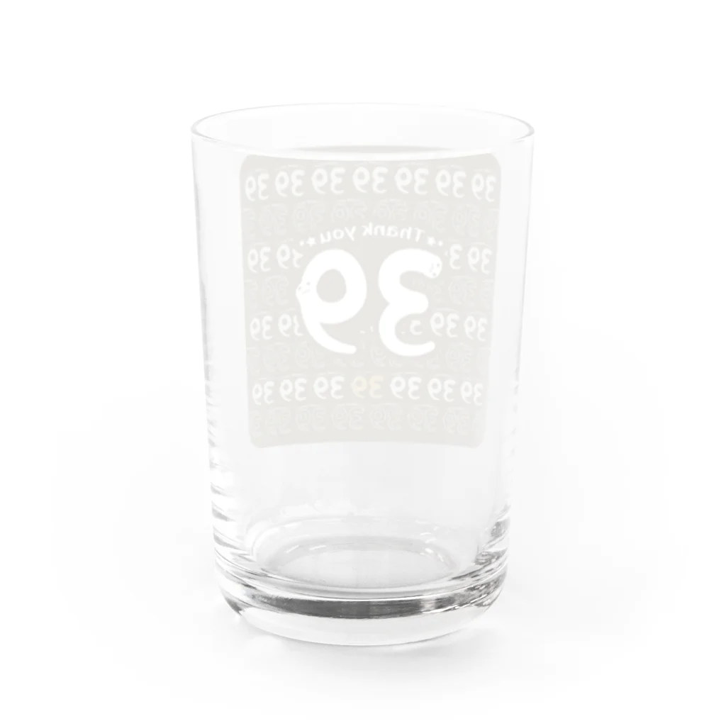 イラスト MONYAAT のCT118 サンキュー39*Thank you*Dbg Water Glass :back