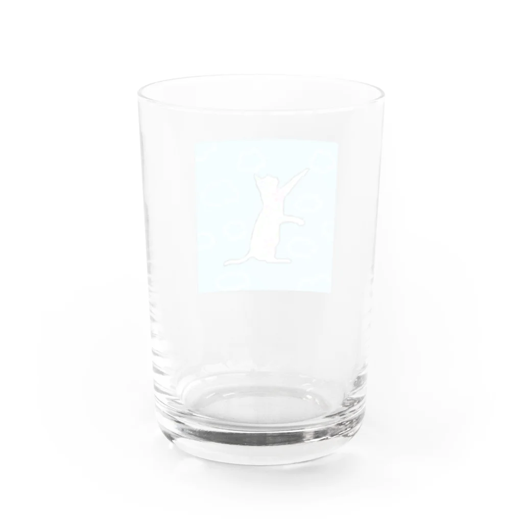 なつみかんのネコと雲🐱☁ Water Glass :back