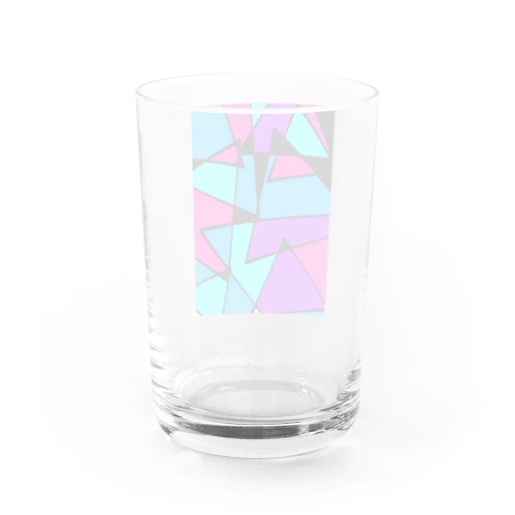 あっかの三角あつめ Water Glass :back