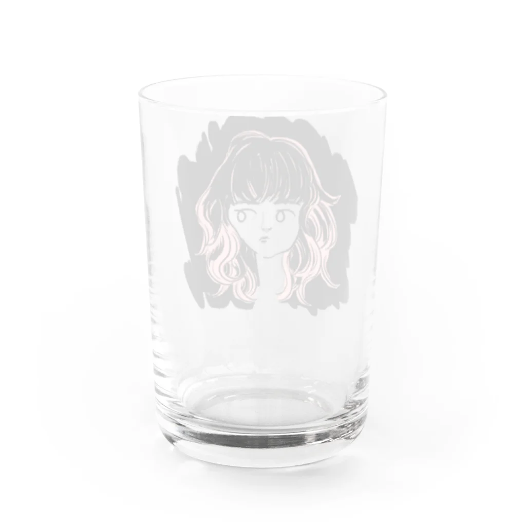 ○△□のあっち向いてホイ Water Glass :back