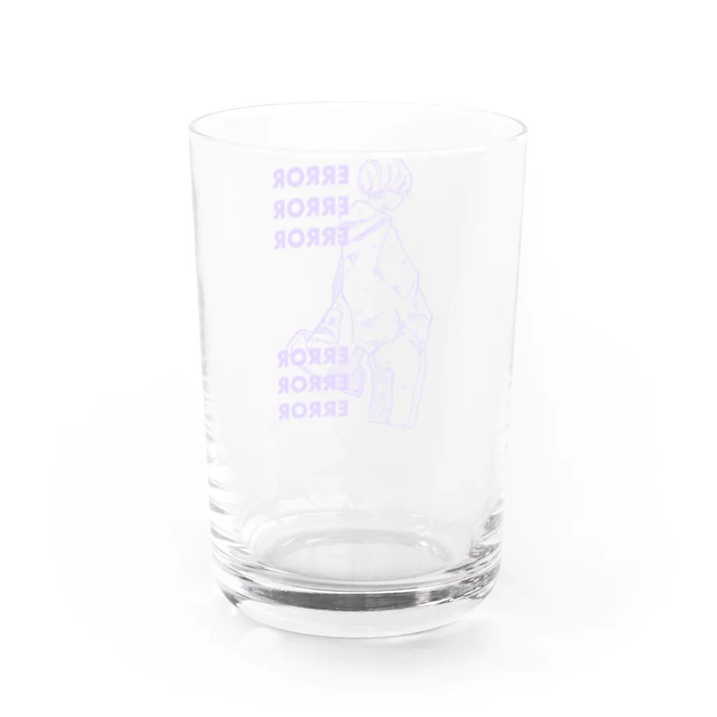 nasuiの顔バレ(？)コーンくん Water Glass :back