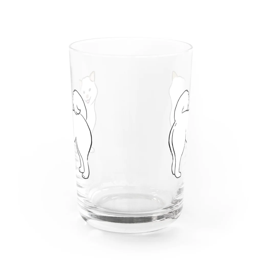 chippokeの白柴・前後 Water Glass :back