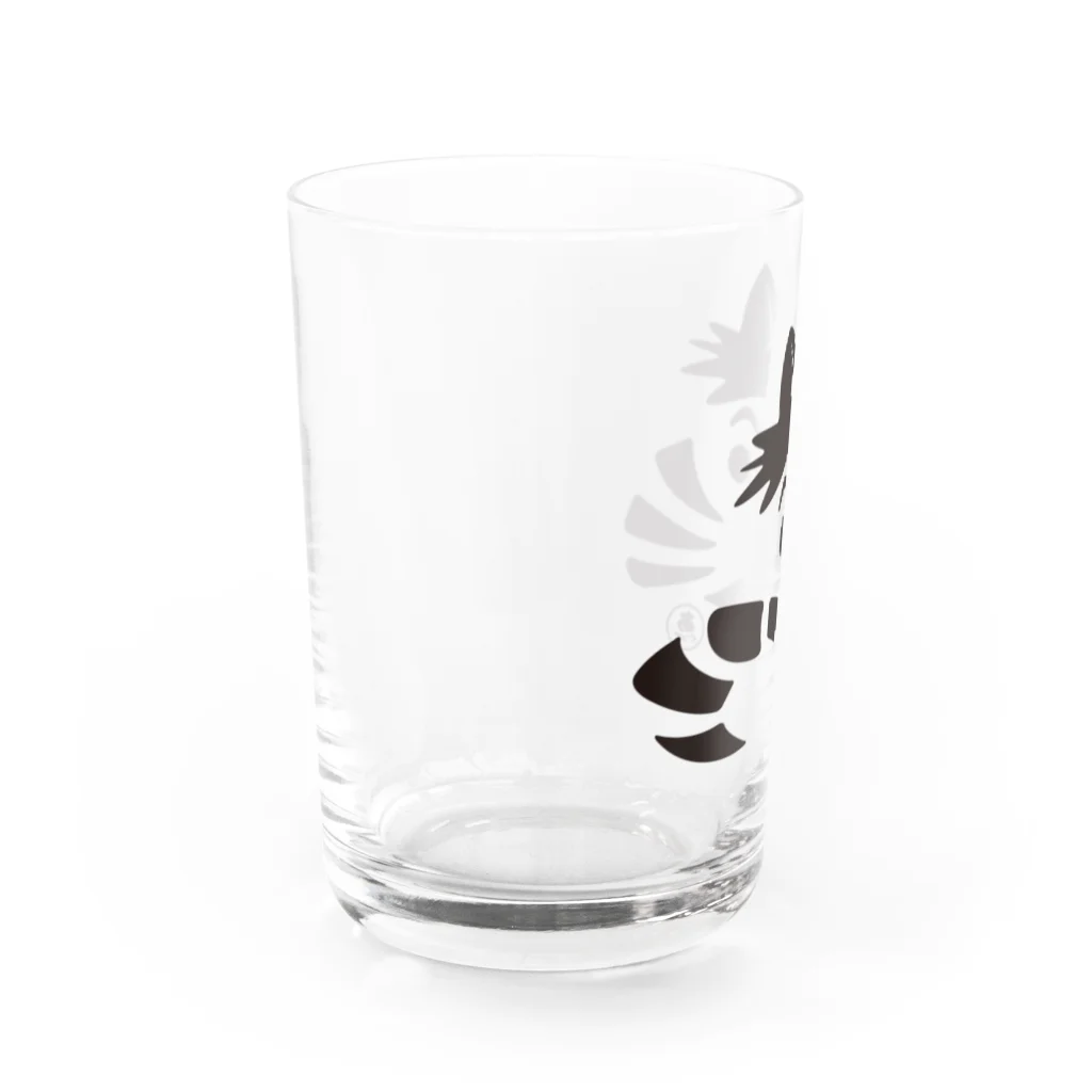 TSUMch aki.のあきにゃん Glass BLACK Water Glass :back