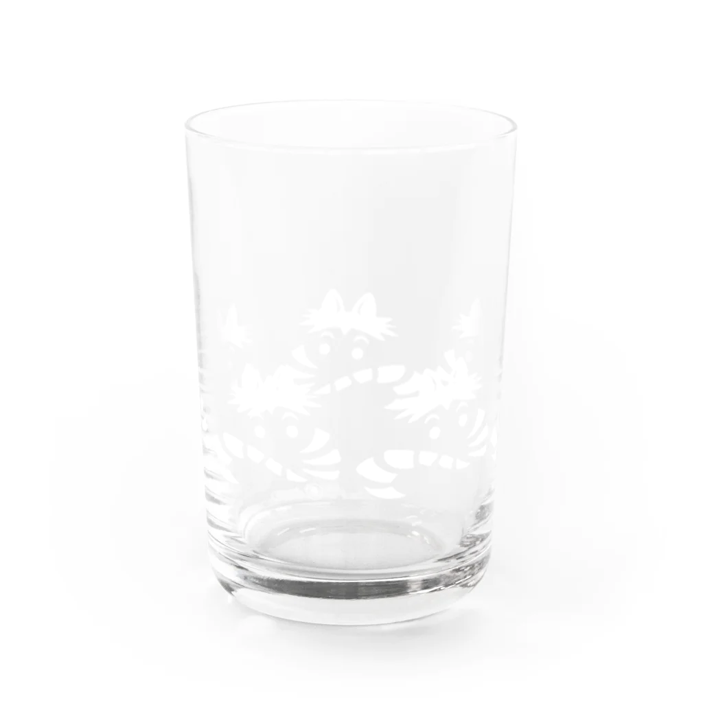 TSUMch aki.のぐるっとあきにゃんGlass WHITE グラス反対面