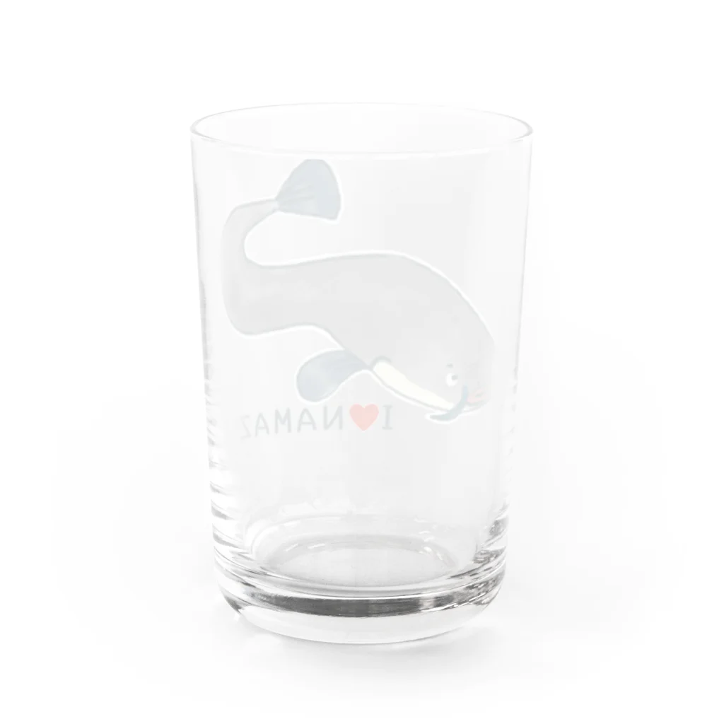 イラストレーター yasijunのＩはーとＮＡＭＡＺＵ Water Glass :back