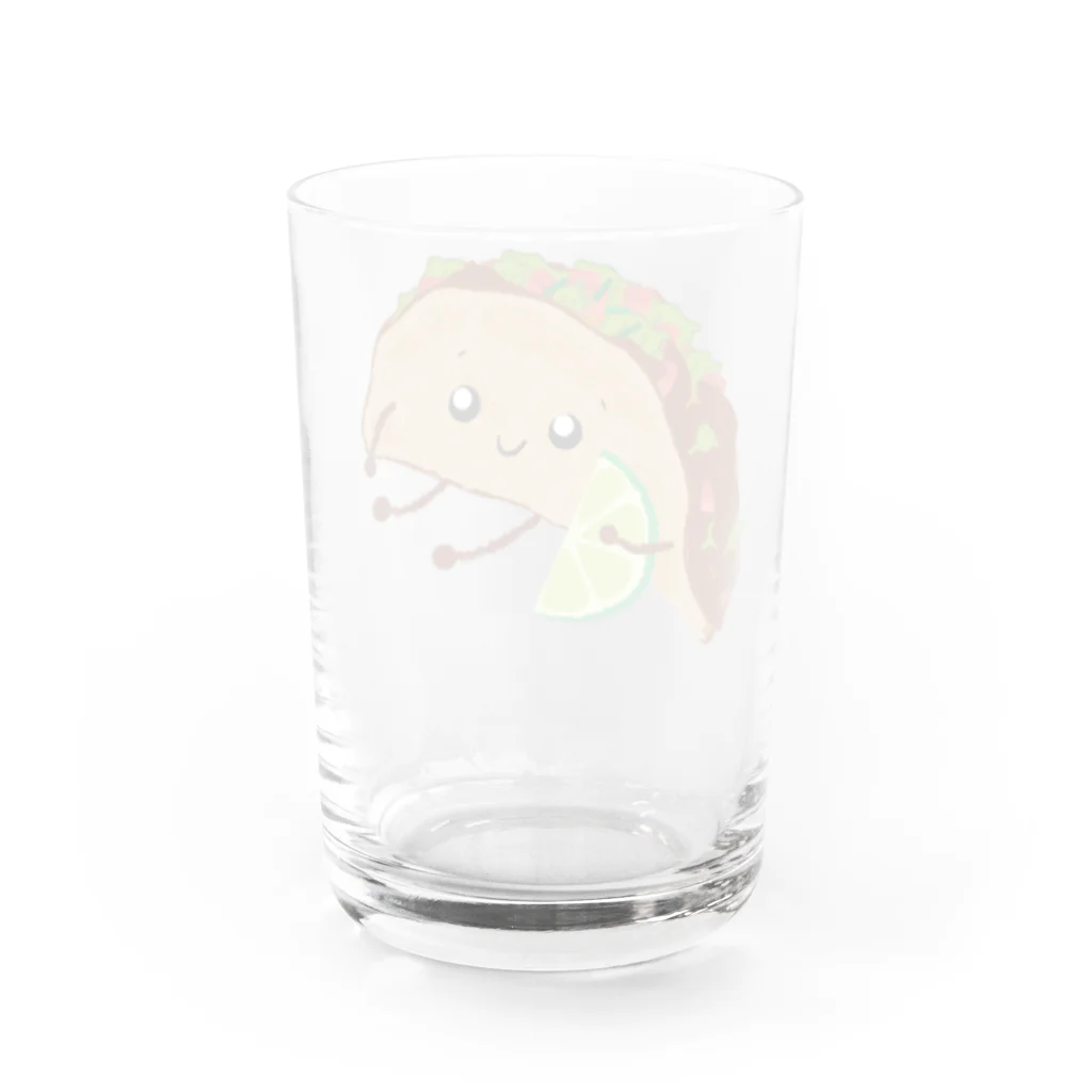 yukia11_designのタコスとライム Water Glass :back