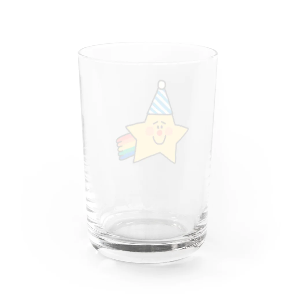 しおちゃんのながれぼしくん Water Glass :back