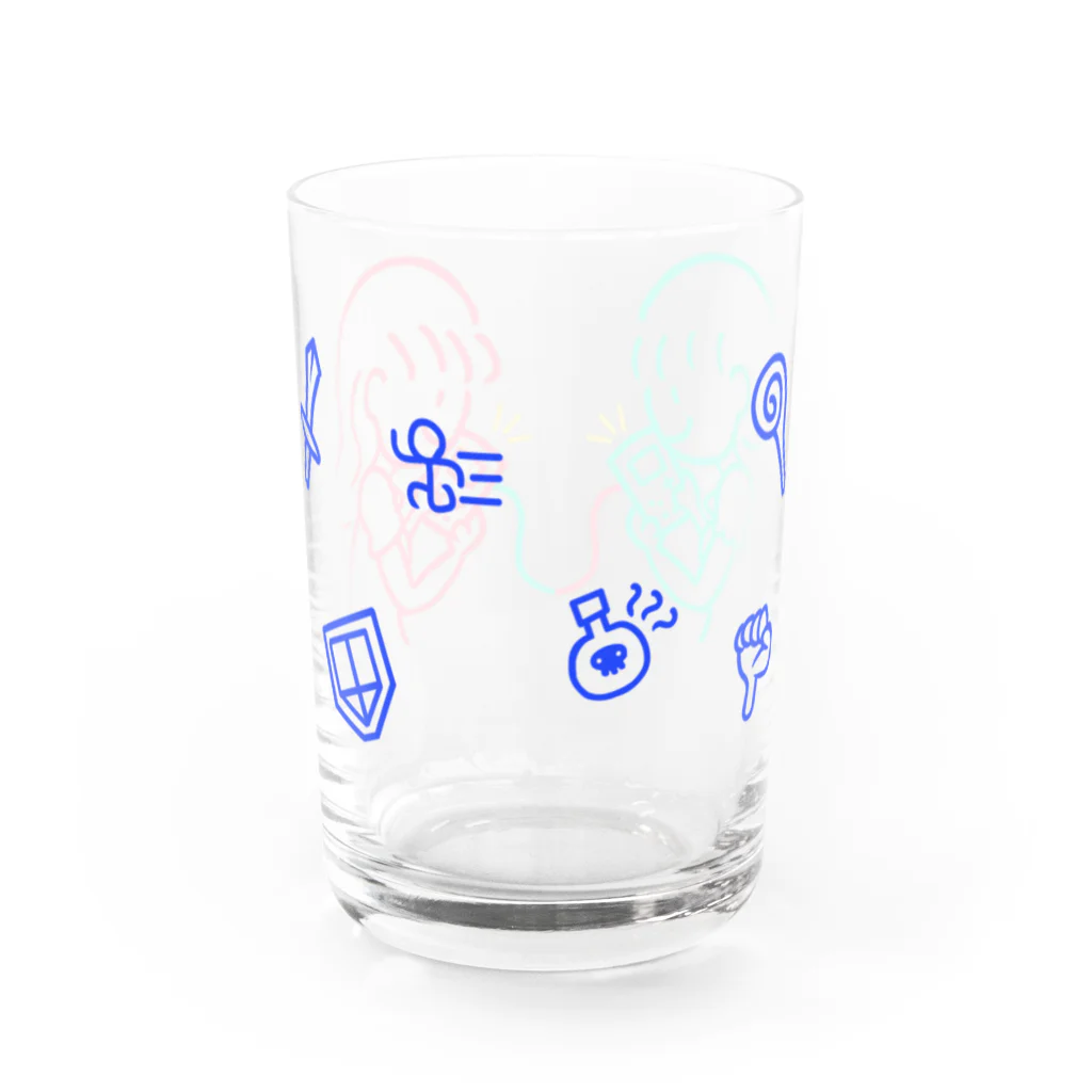 さぎょべあのトモダチとゲーム Water Glass :back