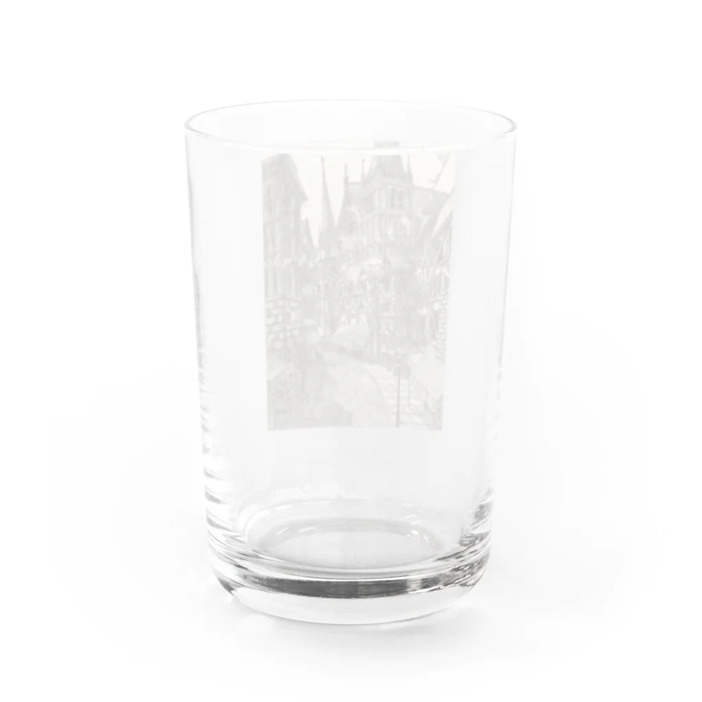 ヤマムーの欧風街角風景 Water Glass :back