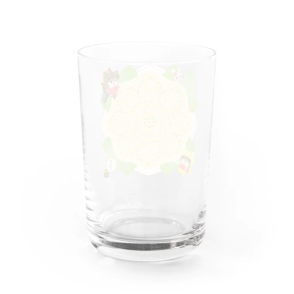 Tetra Styleの万華鏡炒飯デザイン Water Glass :back