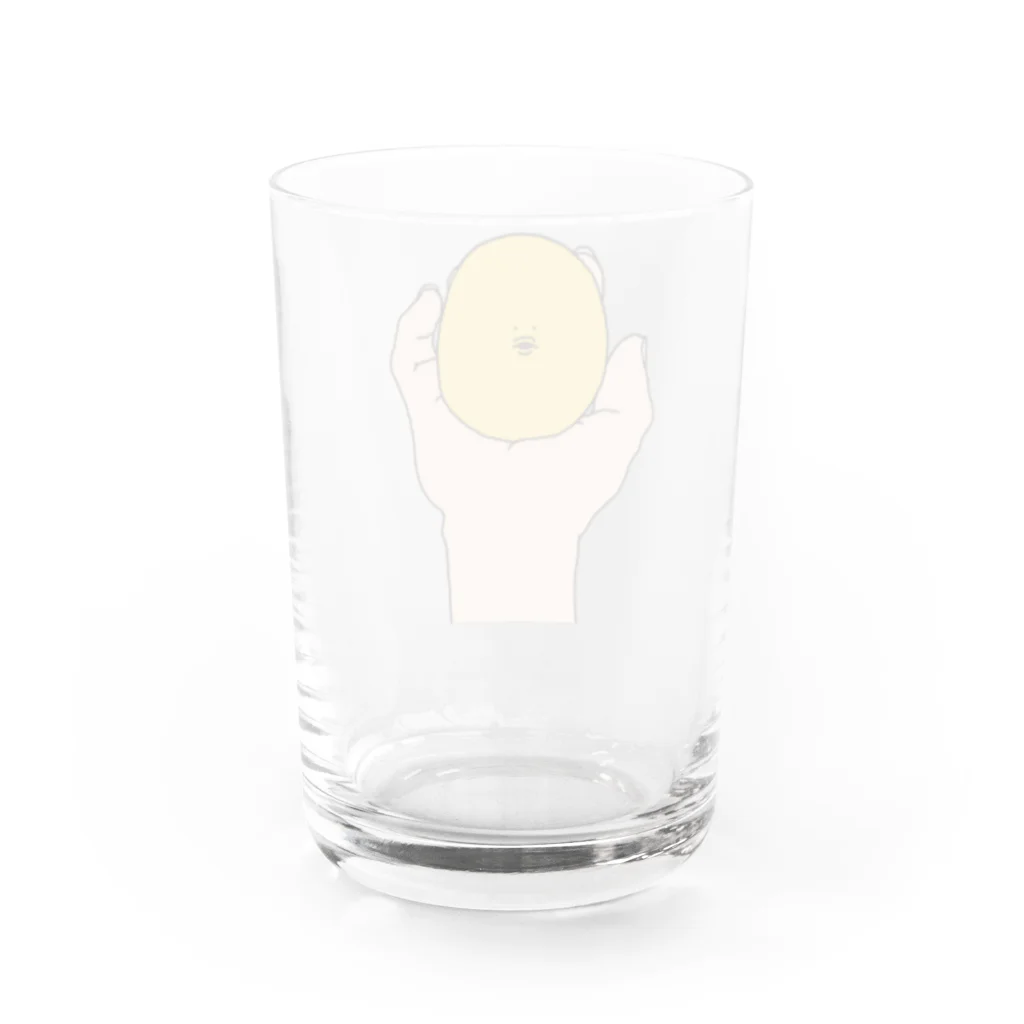 ぽたおのおみせの手のうちのぽたお Water Glass :back