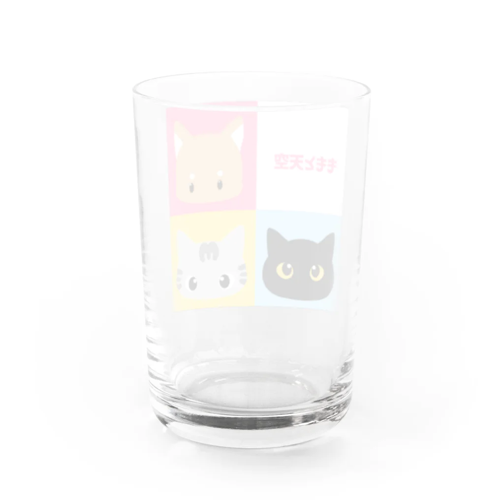 ももと天空のももと天空☆キュート Water Glass :back