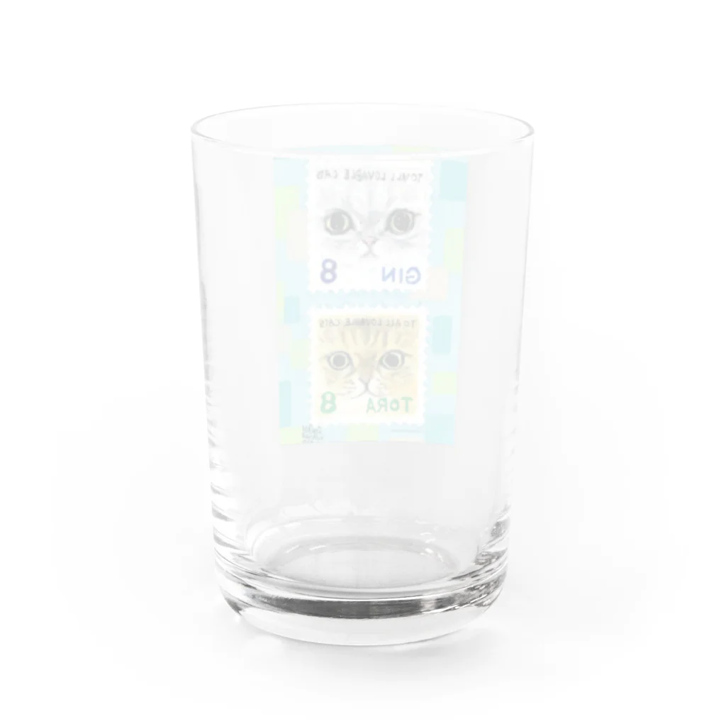 wokasinaiwoのgintora切手 Water Glass :back