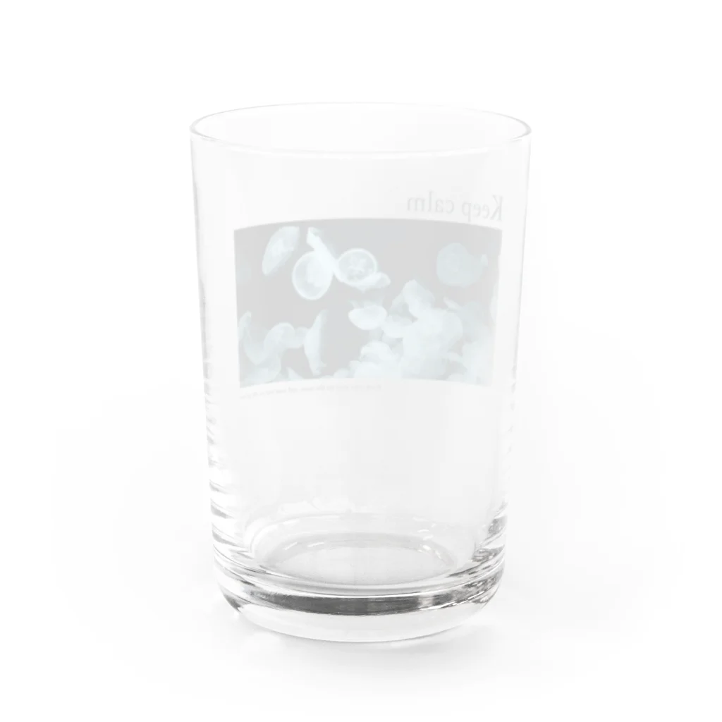 niwaのみずくらげ Water Glass :back