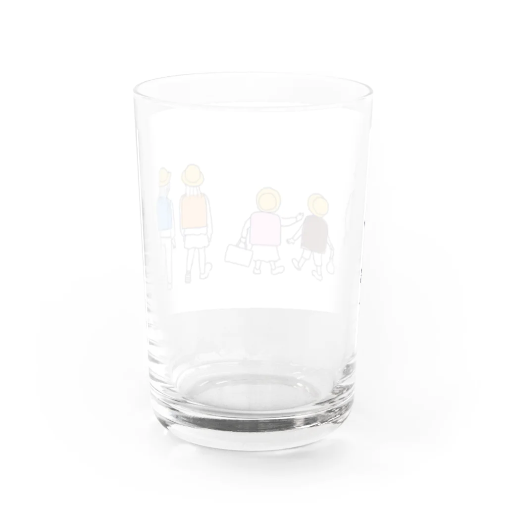 amenoasa(雨の朝)の道 Water Glass :back