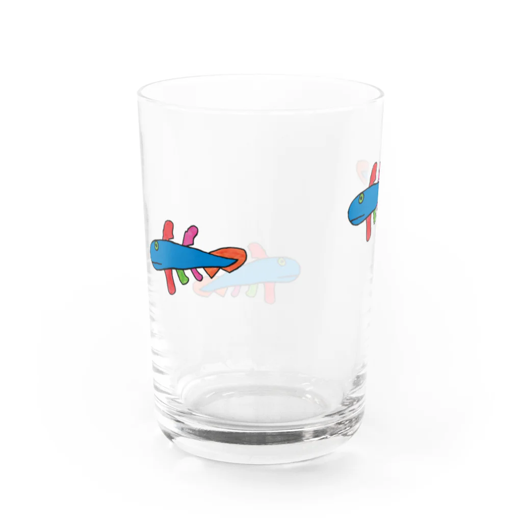 魚嶋ユウスケの魚嶋魚（UOSHIMAUO） Water Glass :back