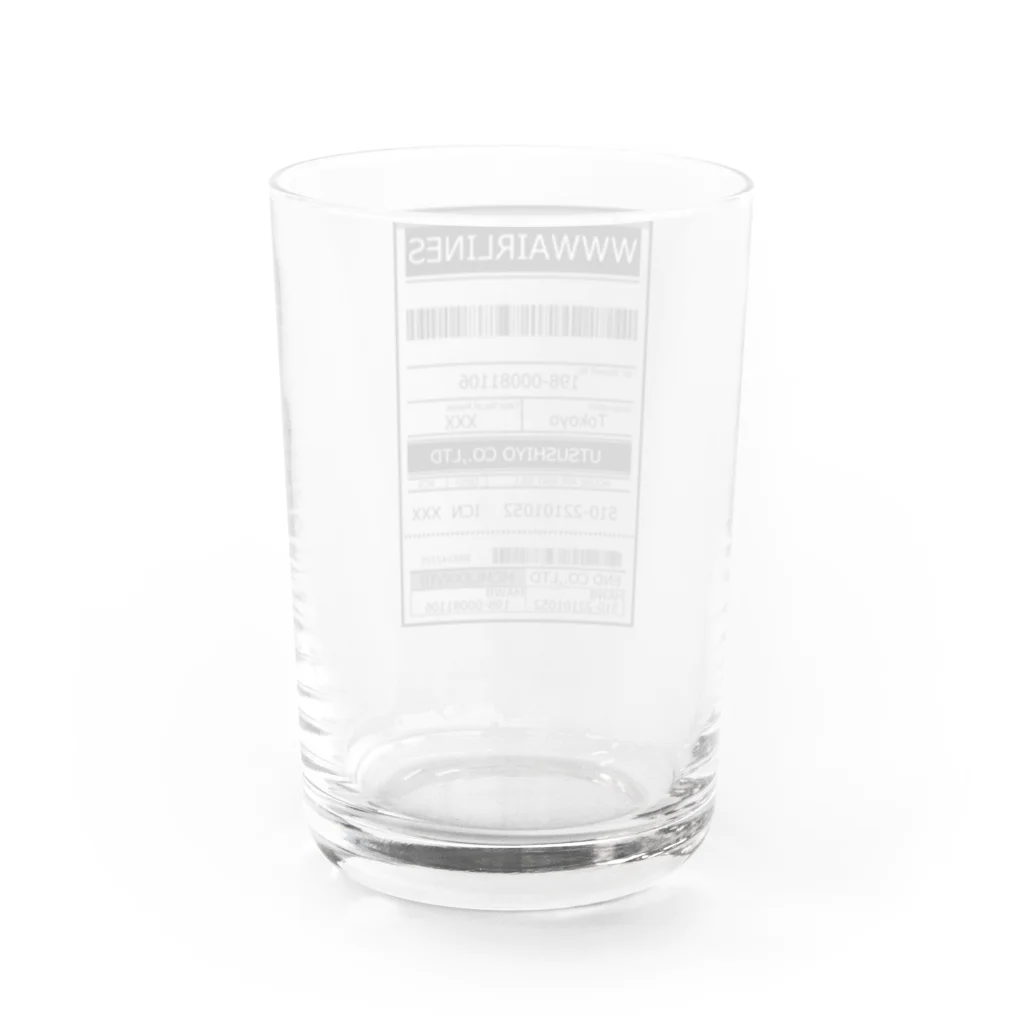 NYC STANDARDのAIRLINES Water Glass :back