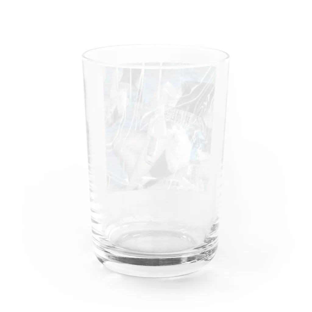 精神ふあんての生命力のごみ Water Glass :back