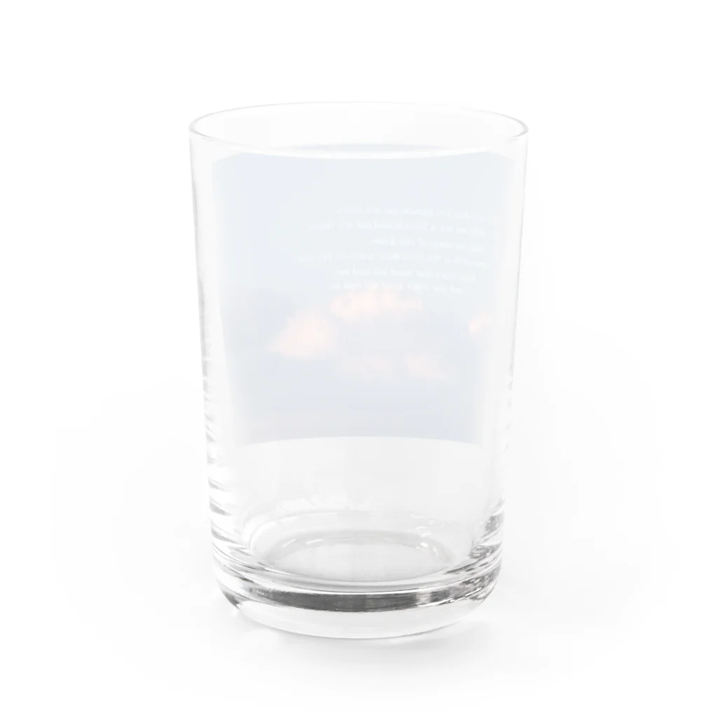 主はぶどうの木のそこに、あなたはおられ… Water Glass :back