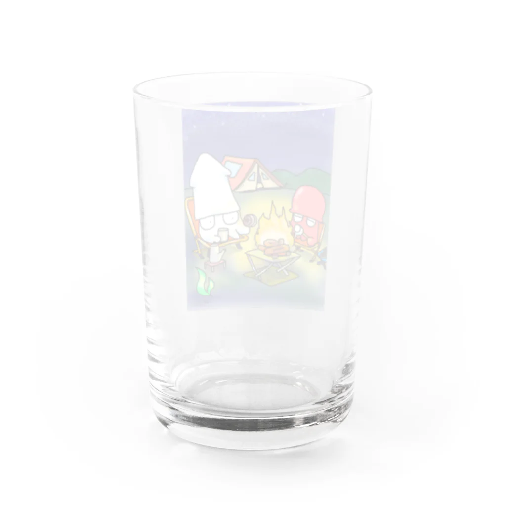 かぜすず　風（かぜすずふう）のま　いかのキャンプ Water Glass :back