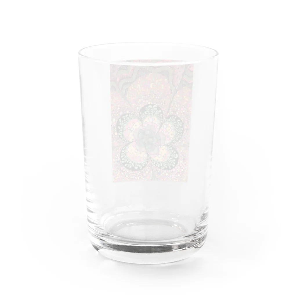 K.G.Bのサイケデリックフラワー Water Glass :back