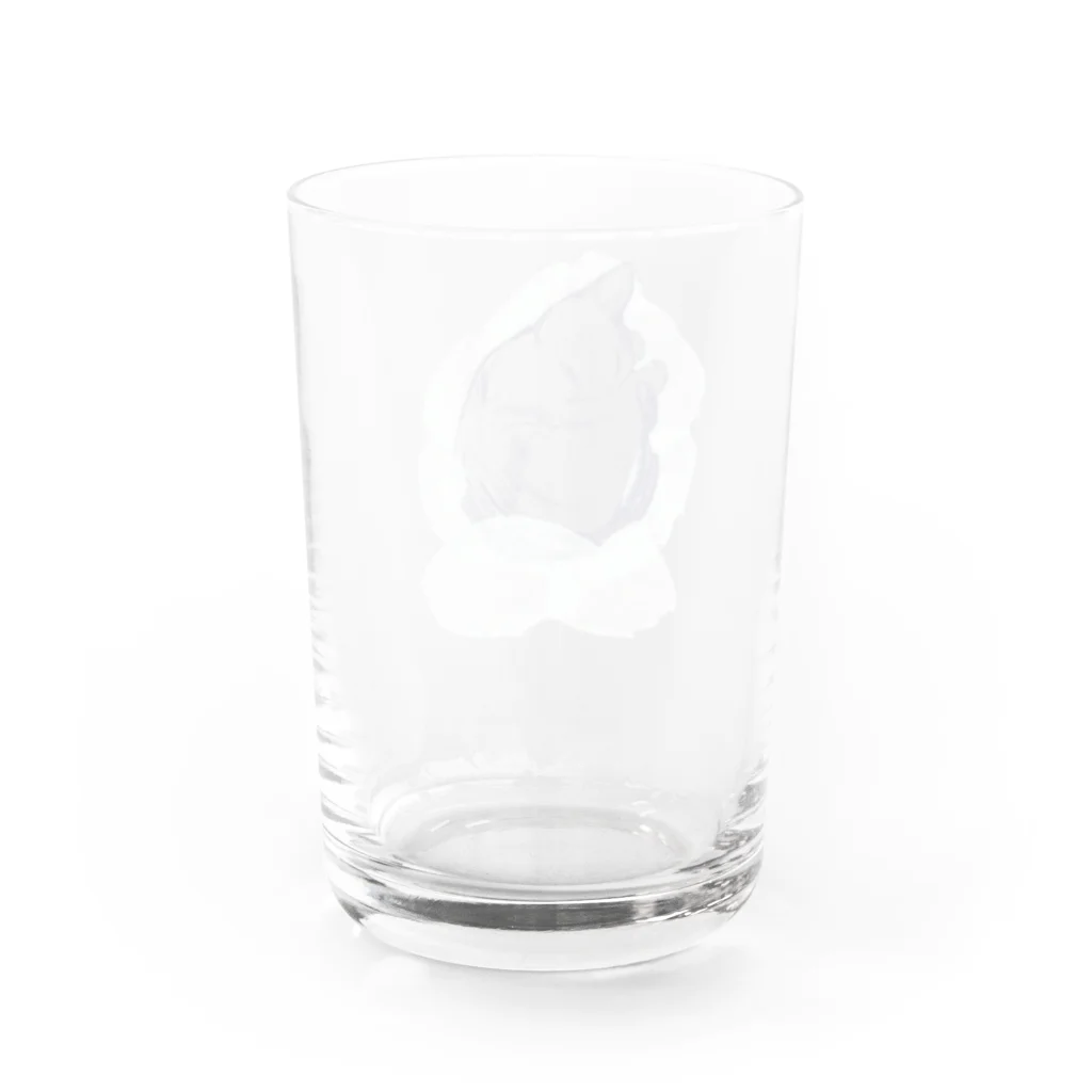 未明の毛 Water Glass :back