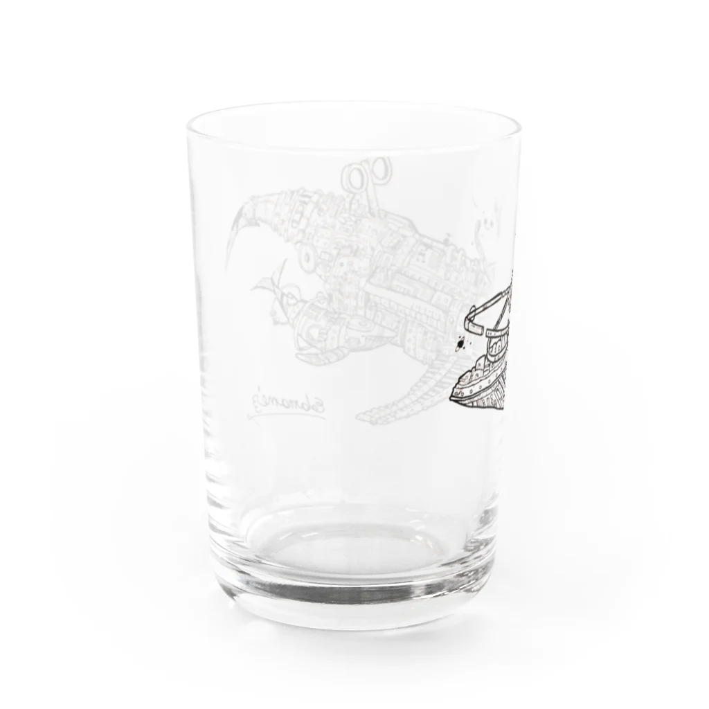 K-edamameの『夜は君と』  くじら Water Glass :back