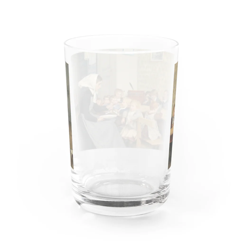 世界の絵画アートグッズのアルベール・アンカー 《保育所 1 》 Water Glass :back