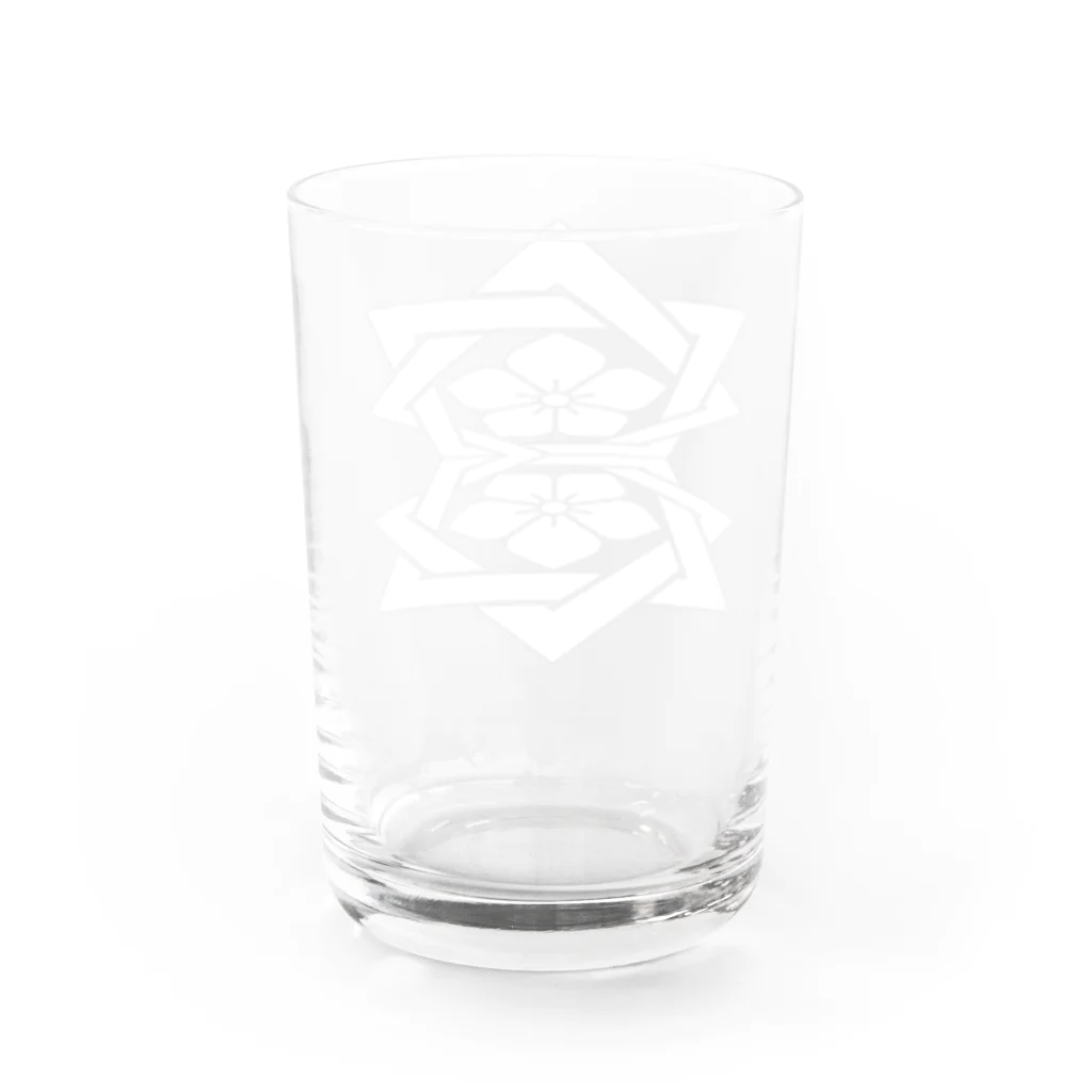 RMk→D (アールエムケード)の桔梗紋 白 グラス反対面