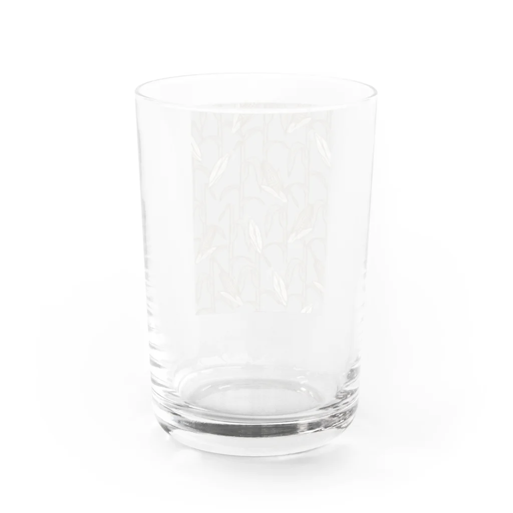 気ままに創作　よろず堂のとうもろこし② Water Glass :back