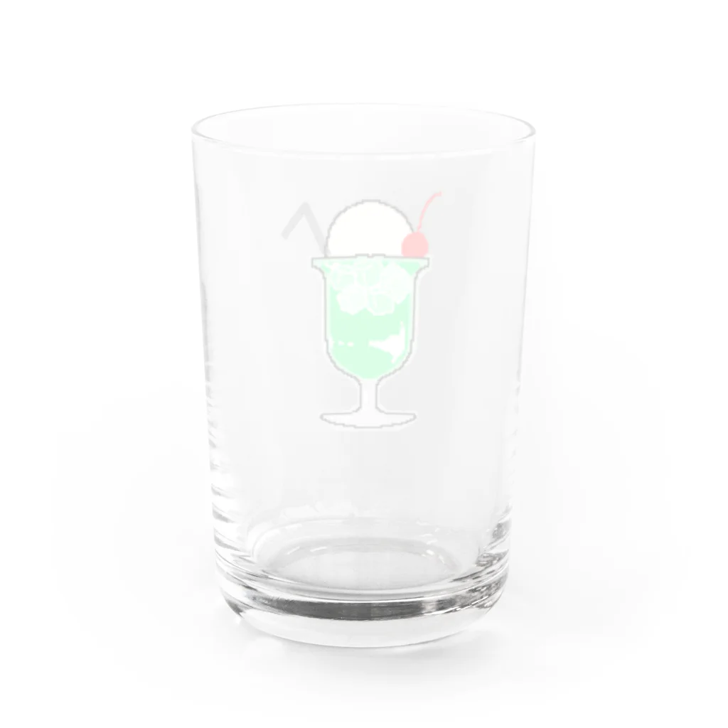 🍤🍤🍤のｸﾘｰﾑｿｰﾀﾞ Water Glass :back