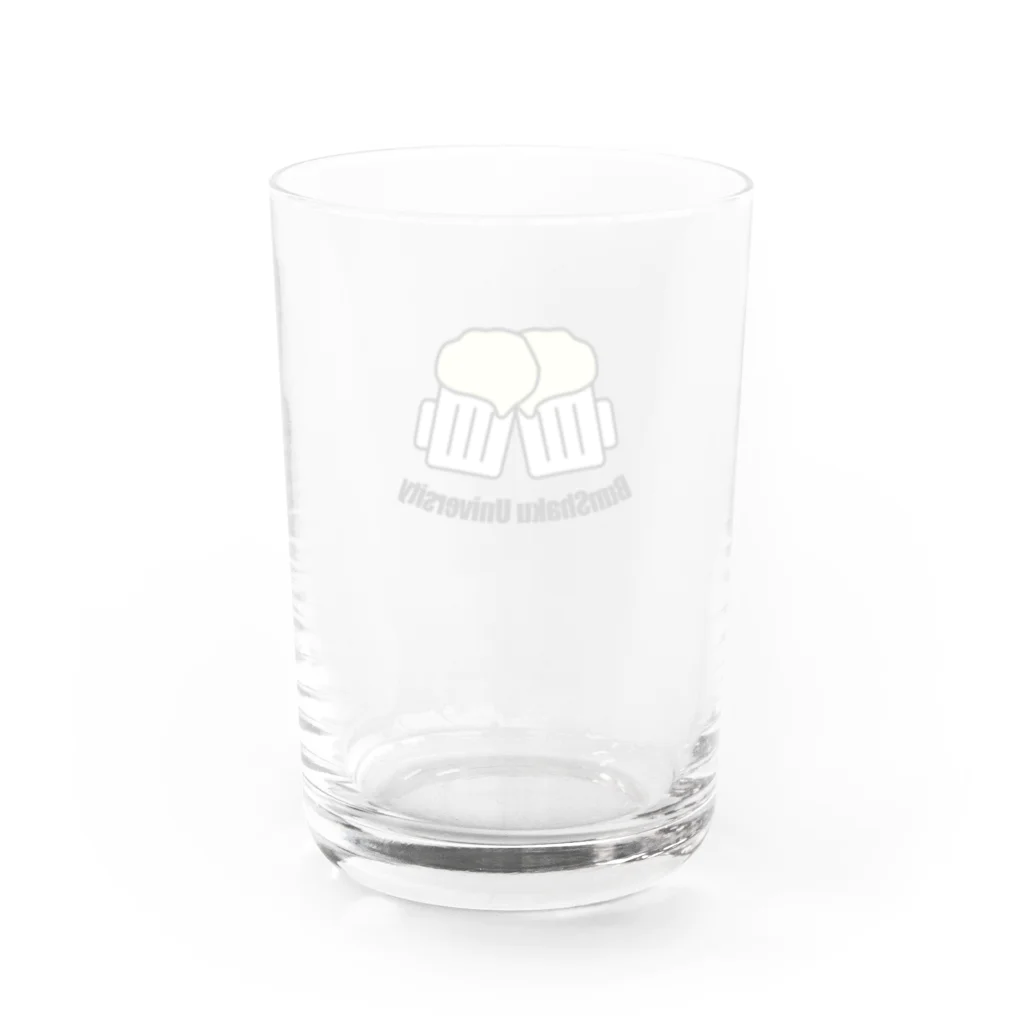 晩酌＠女子大生（元）のBanShakuUniversity Water Glass :back