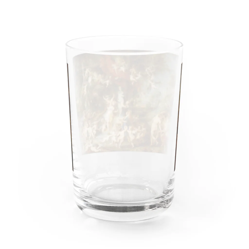 世界の絵画アートグッズのピーテル・パウル・ルーベンス 《ヴィーナスの饗宴》 Water Glass :back