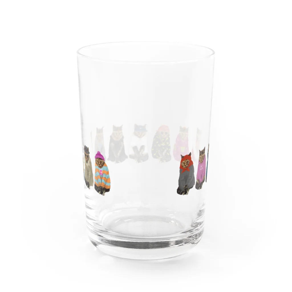 Washiemon and Ai-chan's ShopのAi-chan's Fashion Show Water Glass :back