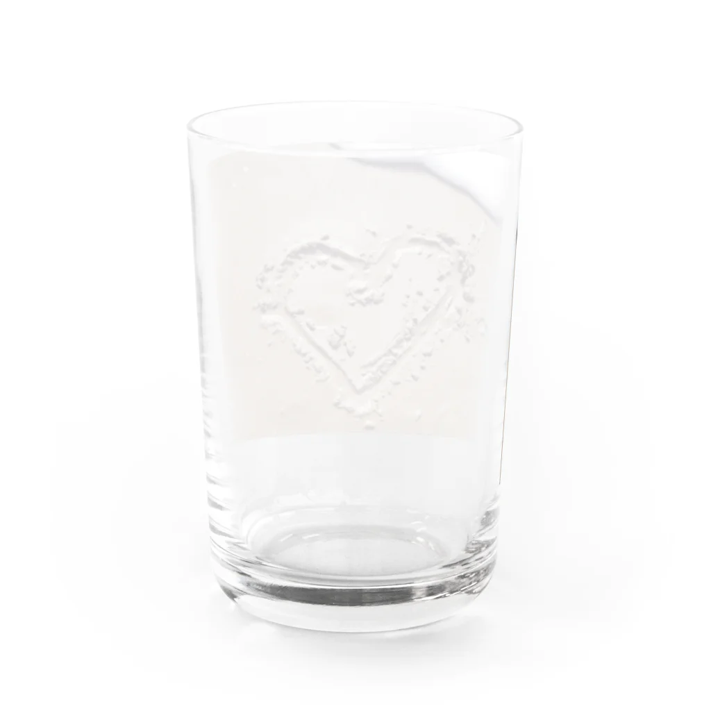 PALMLOVERSのI heart you Water Glass :back