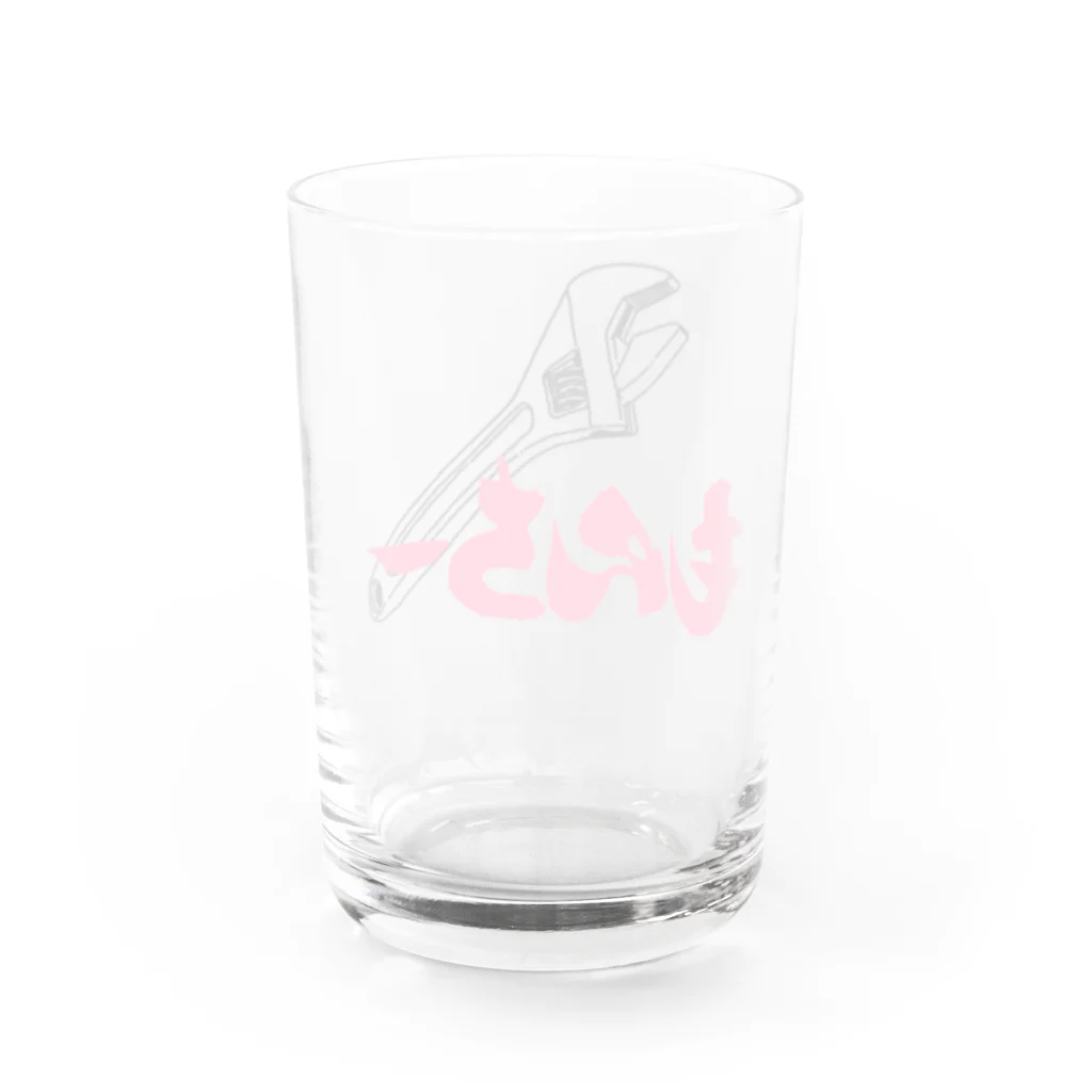 衝動的意匠物品店　「兄貴」のもんちー Water Glass :back