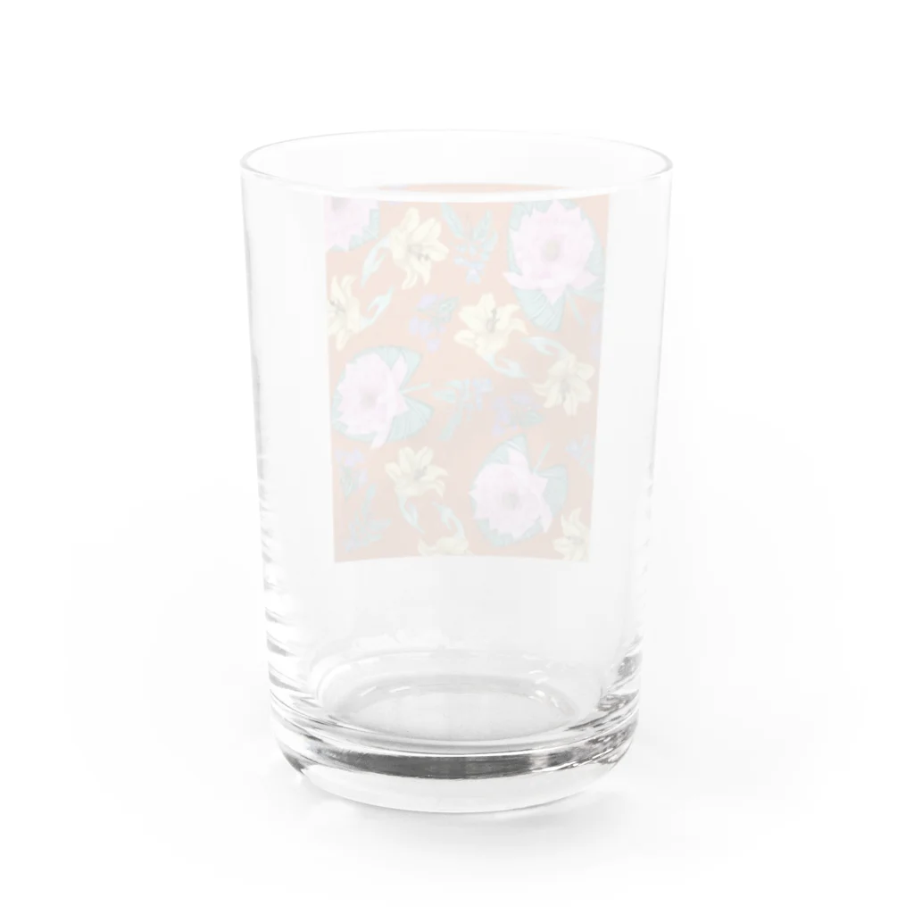 ニューヨークの花 Water Glass :back