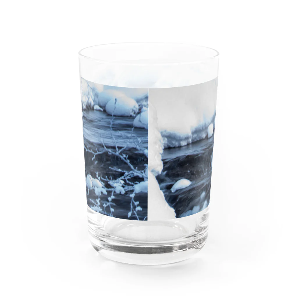 つばさ@フォトグラファーの氷流 Water Glass :back