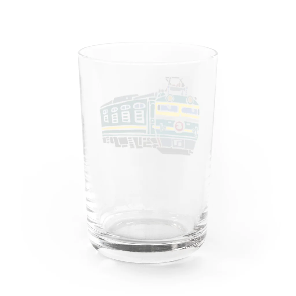 fuji041の電車 Water Glass :back