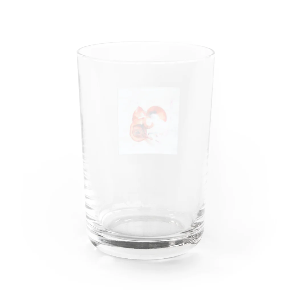 ニューヨークのオレンジ Water Glass :back