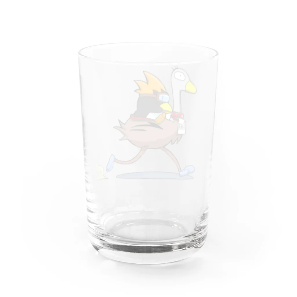 かぜすず　風（かぜすずふう）のぺっふうとだちょふ Water Glass :back