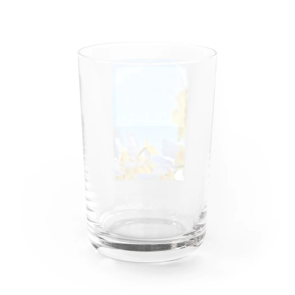 BouquetのIris 「希望」 Water Glass :back