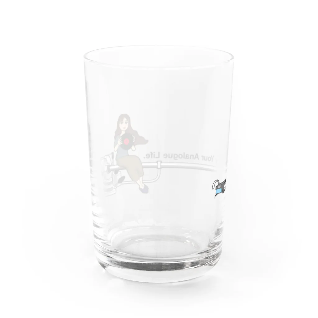 MonosteのEnjoy Your Analogue Life. Water Glass :back