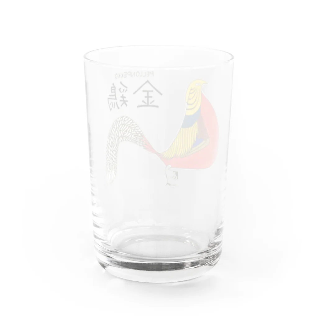 PELLONPEKKOの金鶏 Water Glass :back