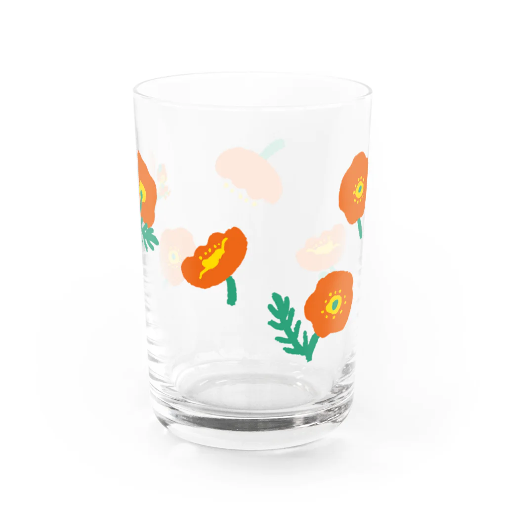 nicottoにこりのポピ〜のコップ Water Glass :back