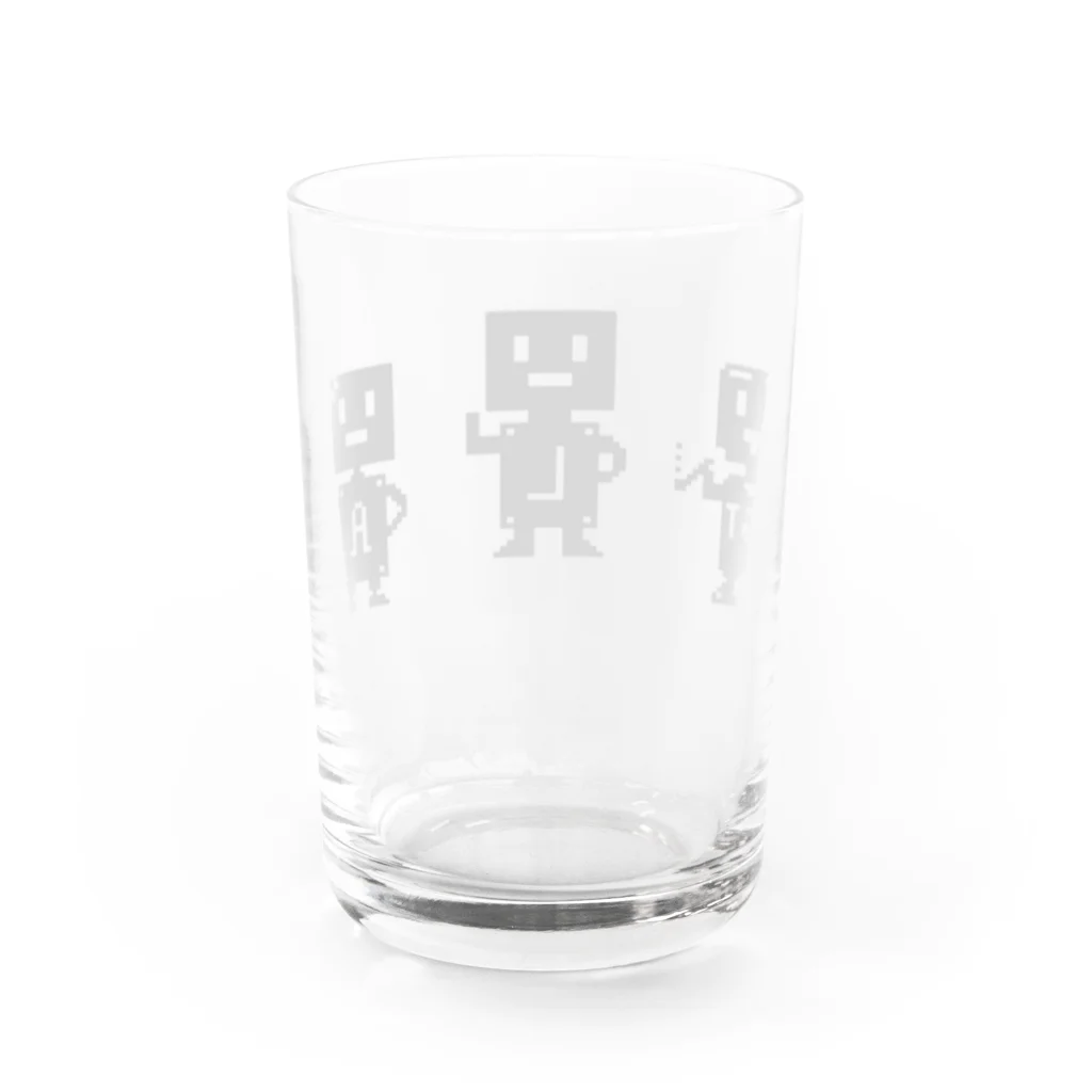 AgataLAの1 human 2 robot Water Glass :back