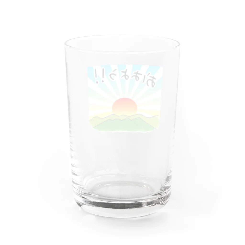 コタローさんのおはよう！！ Water Glass :back